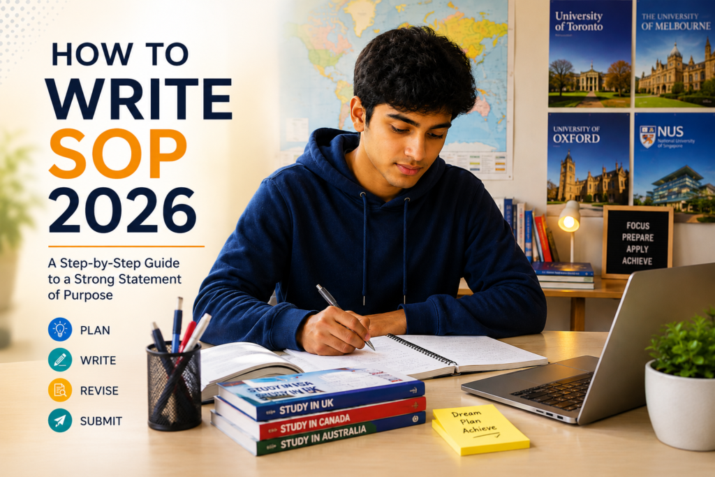 How to Write an SOP for University Admission in 2026 (Complete Guide for Students)