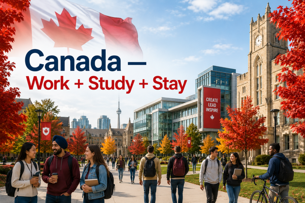 Study in Canada 2026 post graduate work permit