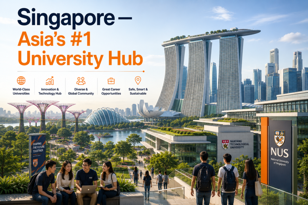 Study in Singapore 2026 NUS NTU universities