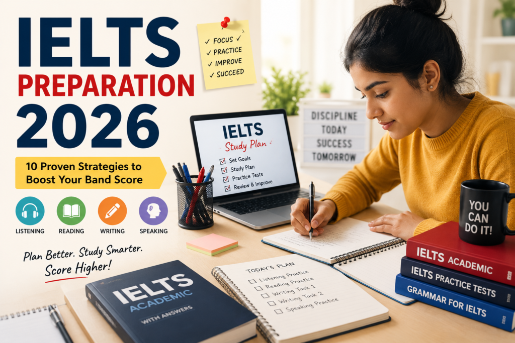 IELTS Preparation 2026: Top 10 Strategies to Achieve Your Target Band Score
