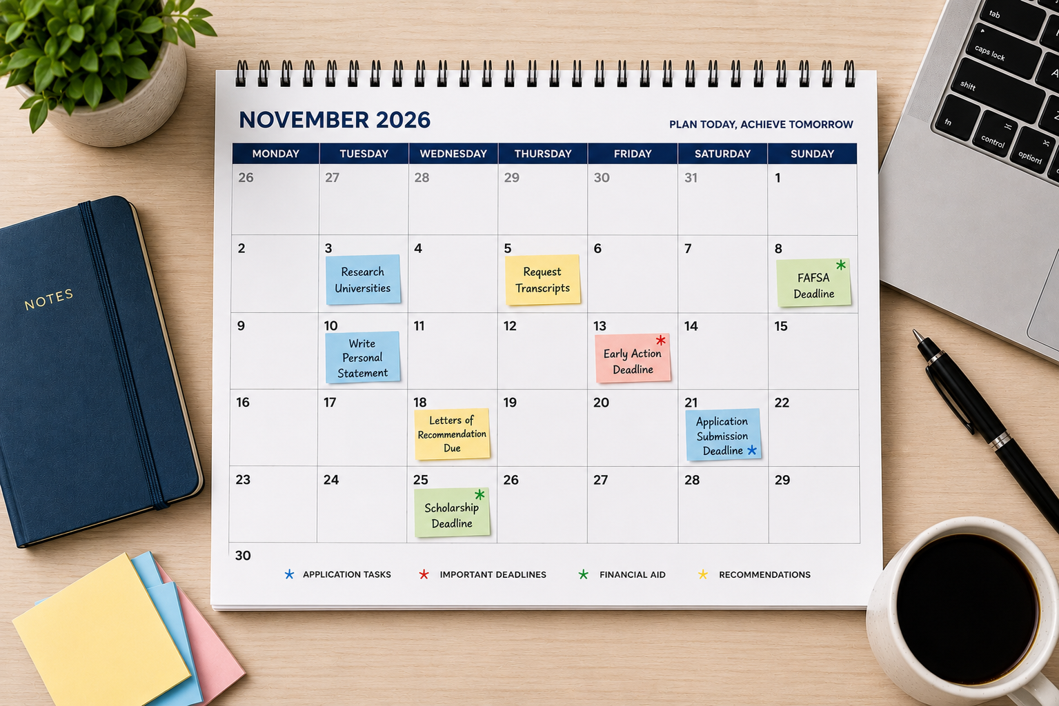 Application Timeline Planner