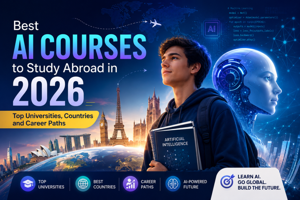 Best AI Courses to Study Abroad in 2026: Top Universities, Countries and Career Paths